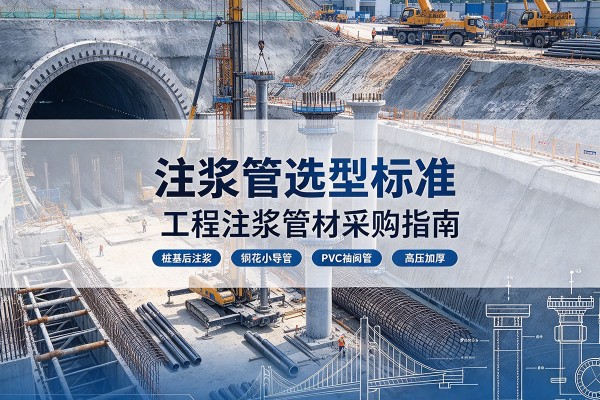 萧山注浆管选型标准