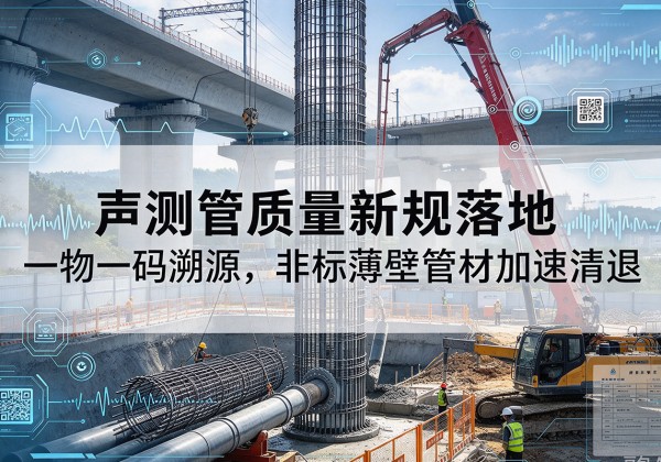 萧山声测管质量新规落地，一物一码溯源，非标薄壁管材加速清退